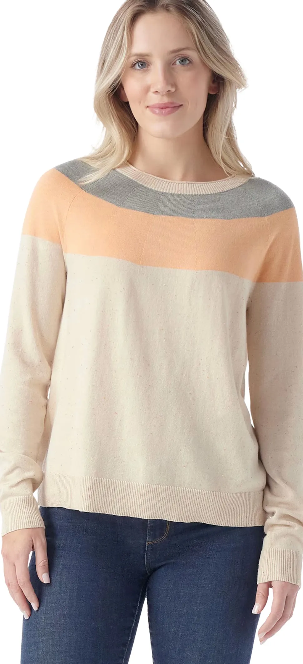 Edgewood Colorblock Crew Neck Sweater - Women's