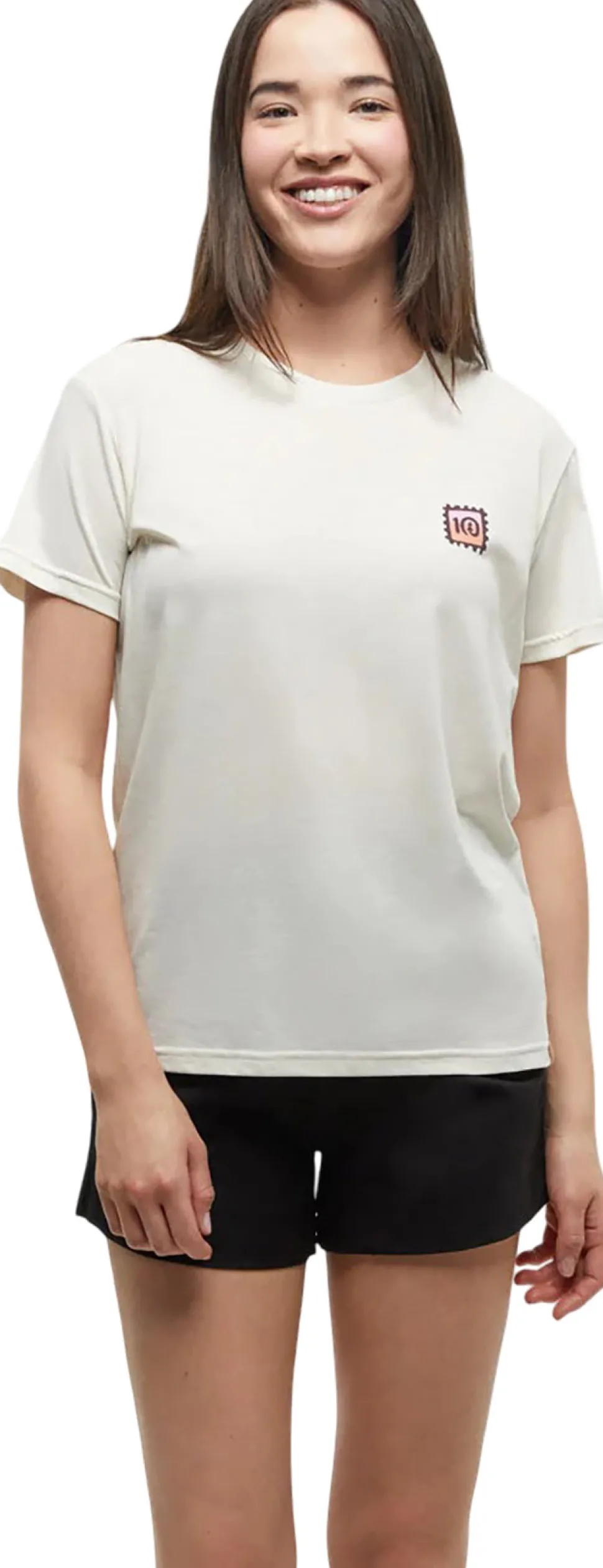 Emerald Edge Arch Crew Neck Graphic Short Sleeve T-Shirt - Women's