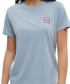 Emerald Edge Arch Crew Neck Graphic Short Sleeve T-Shirt - Women's