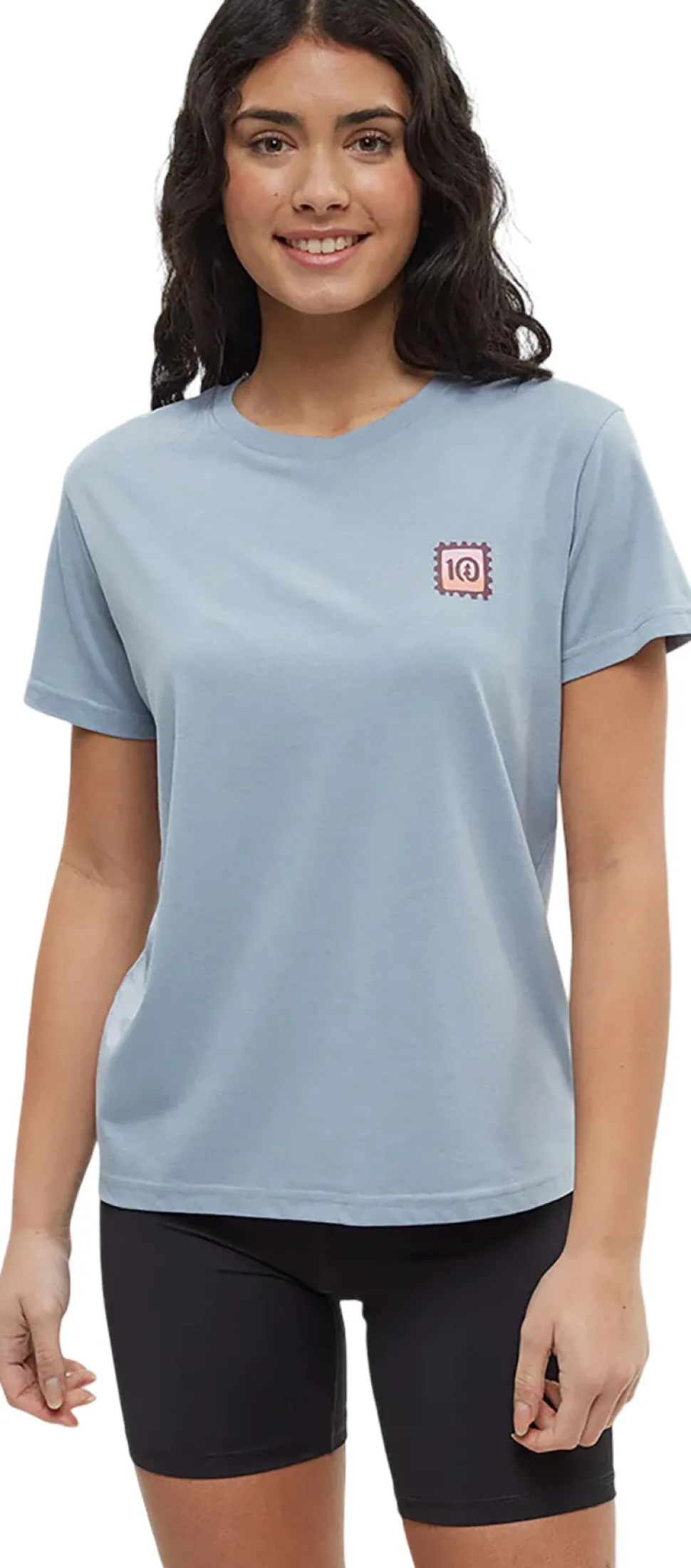 Emerald Edge Arch Crew Neck Graphic Short Sleeve T-Shirt - Women's