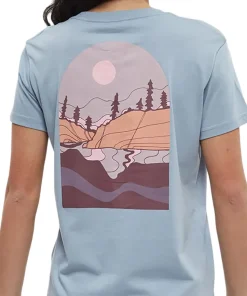 Emerald Edge Arch Crew Neck Graphic Short Sleeve T-Shirt - Women's