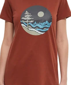 Emerald Edge Portal Crew Neck Graphic Short Sleeve T-Shirt - Women's