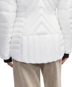 Esmay Lightweight Mixed Media Quilted Packable Puffer Jacket - Women's