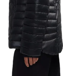 Esmay Lightweight Mixed Media Quilted Packable Puffer Jacket - Women's