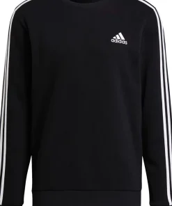 Essentials Fleece 3-Stripes Sweatshirt - Men's