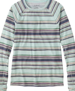 Everyday SunSmart Crewneck Long Sleeve Stripe T-Shirt - Women's