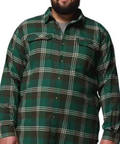 Flare Gun Stretch Flannel Shirt Big Size - Men's