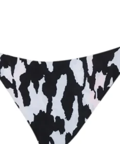 Flash Abstrac Geo Single Strap Bikini Bottom - Women's