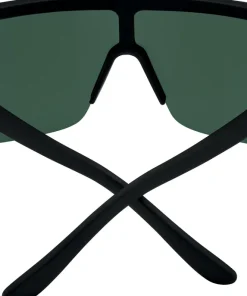Flynn 5050 Sunglasses - Soft Matte Black - HD Plus Gray Green Lens