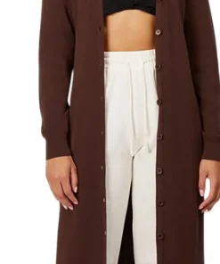 Franek Long Sleeve Button Front Longline Cardigan - Women's