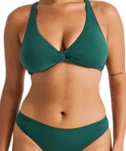Front Twist D-Cup Crop Bikini Top - Women's