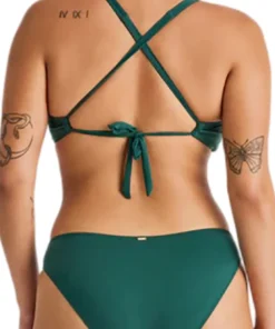Front Twist D-Cup Crop Bikini Top - Women's