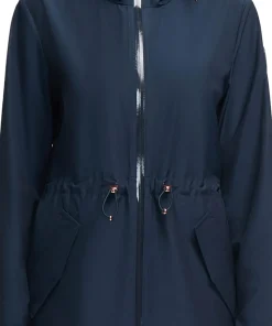 Galena Hooded Short Raincoat - Women's
