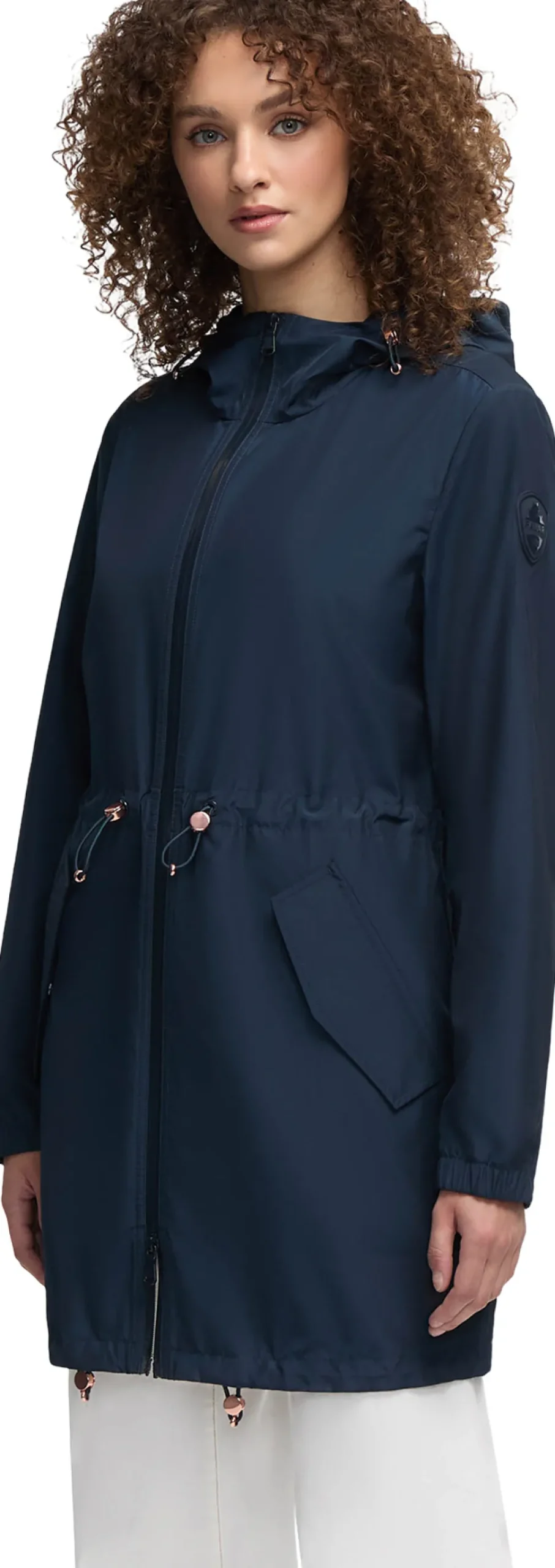 Galena Hooded Short Raincoat - Women's