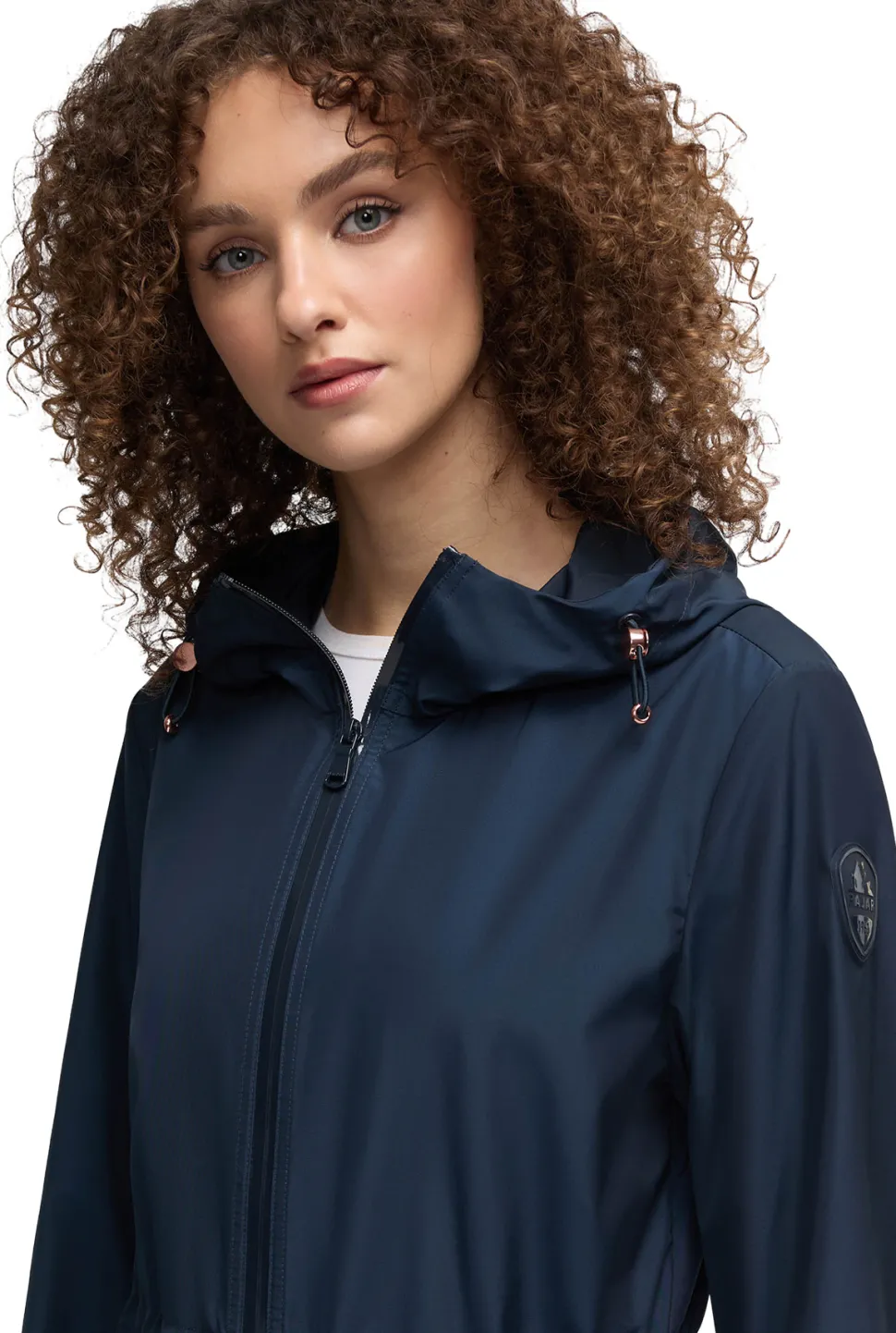 Galena Hooded Short Raincoat - Women's