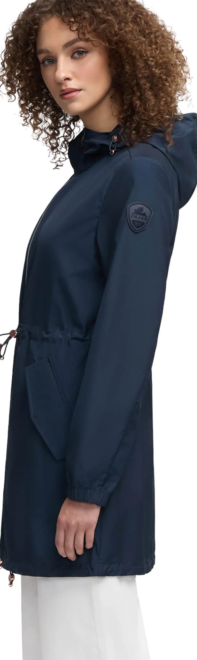 Galena Hooded Short Raincoat - Women's