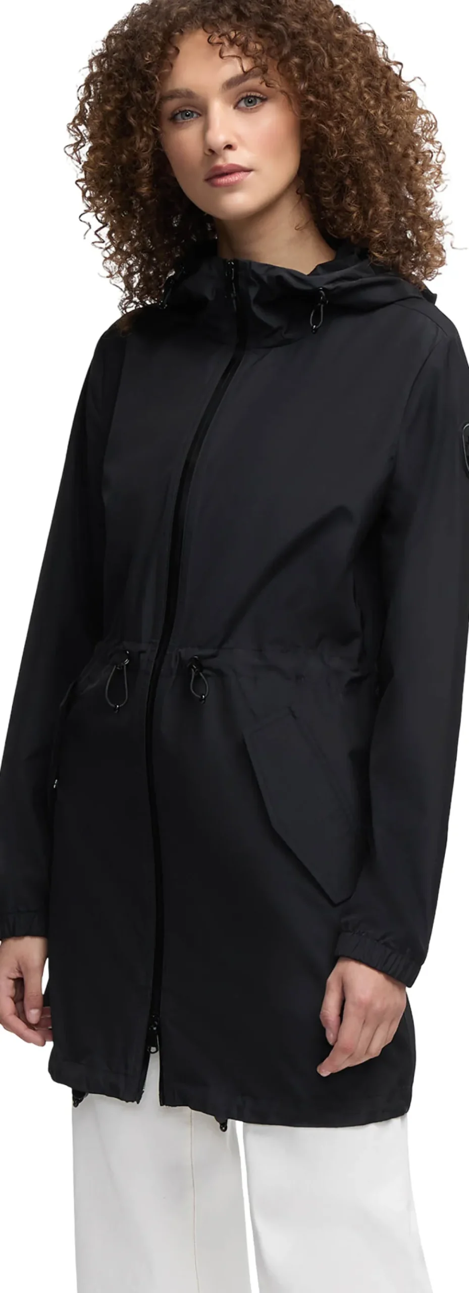 Galena Hooded Short Raincoat - Women's