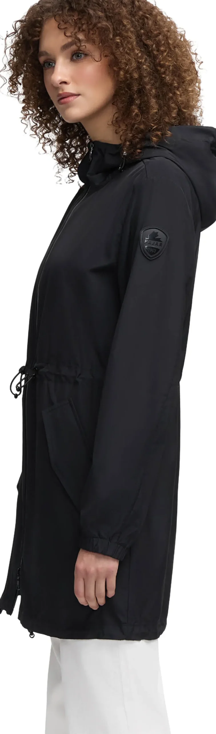 Galena Hooded Short Raincoat - Women's