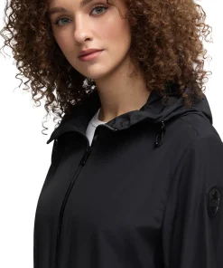 Galena Hooded Short Raincoat - Women's
