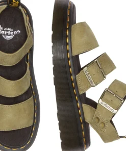Gryphon Quad Leather Platform Sandals - Women's