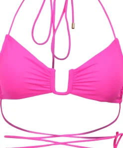 Halter Bikini Top with Removable Cups - Women's