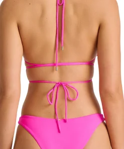 Halter Bikini Top with Removable Cups - Women's