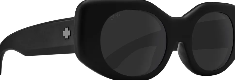 Hangout Sunglasses - Matte Black Frame - Gray Lens
