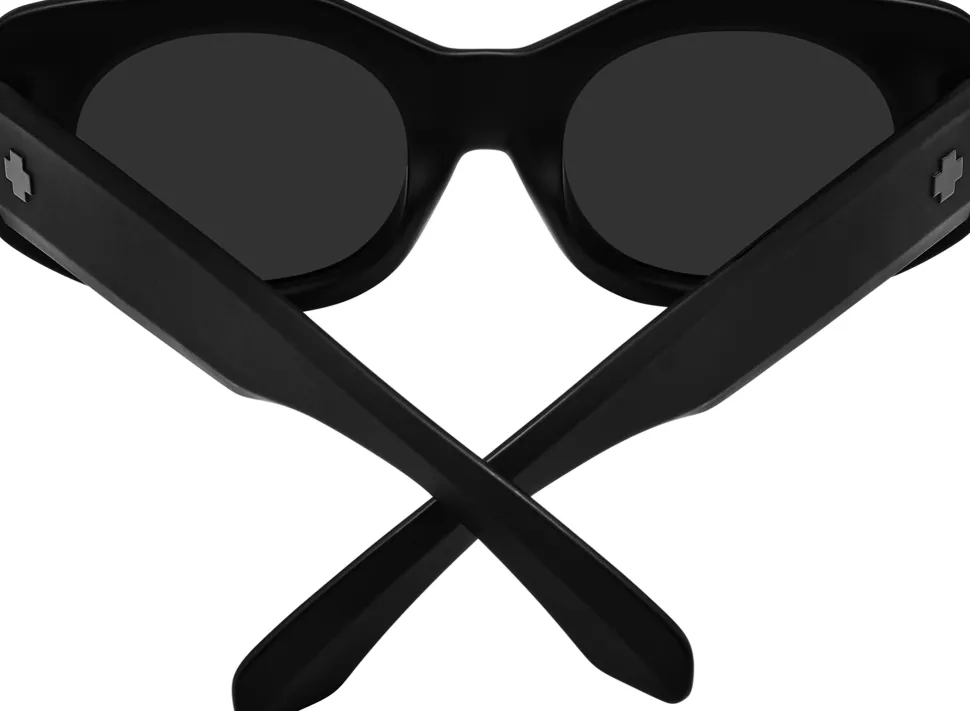 Hangout Sunglasses - Matte Black Frame - Gray Lens