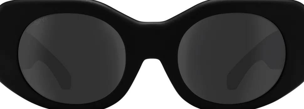 Hangout Sunglasses - Matte Black Frame - Gray Lens