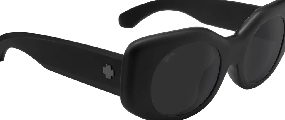 Hangout Sunglasses - Matte Black Frame - Gray Lens
