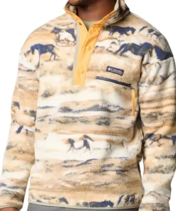 Helvetia II Printed Half Snap Fleece Pullover - Men's