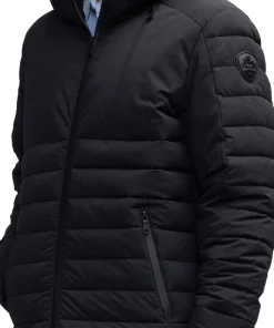 Henrik Lightweight Stretch Puffer Jacket with Fixed Hood - Men's