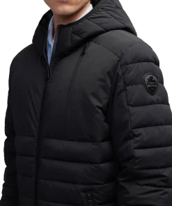 Henrik Lightweight Stretch Puffer Jacket with Fixed Hood - Men's