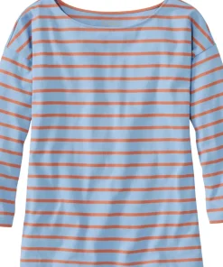 Heritage Mariner Boatneck Three-Quarter Sleeve Stripe Top - Women's