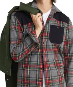 Heritage Scotch Slightly Fitted Untucked Fit Plaid Flannel Shirt - Men's