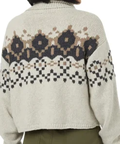 Highline Intarsia Turtleneck Sweater - Women's