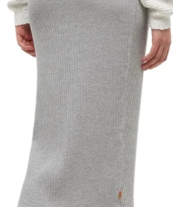 High-Rise Knit Rib Midi Skirt - Women's