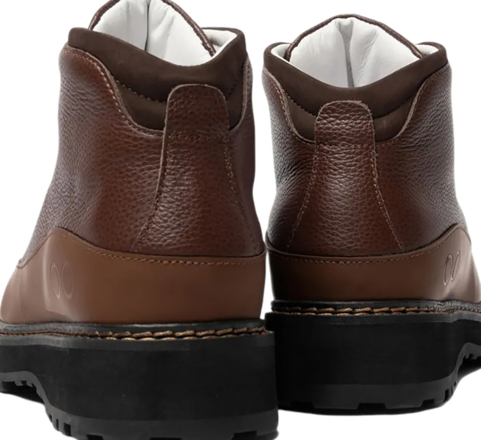 Hiking Core Cap Grained Leather Hiking Boots - Women's