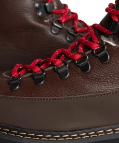 Hiking Core Cap Grained Leather Hiking Boots - Women's