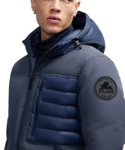 Hoku Mixed-Media Jacket with Fixed Hood - Men's