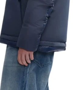 Hoku Mixed-Media Jacket with Fixed Hood - Men's