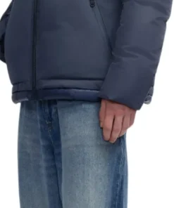 Hoku Mixed-Media Jacket with Fixed Hood - Men's