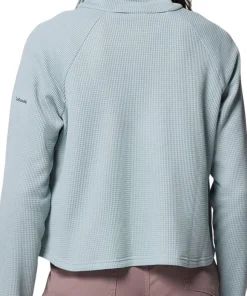 Holly Hideaway Waffle Knit Half Snap Top - Women's