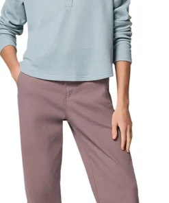 Holly Hideaway Waffle Knit Half Snap Top - Women's