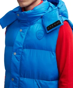 Hyeon Lightweight Puffer Vest with Removable Hood - Men's