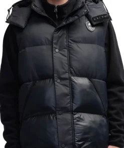 Hyeon Lightweight Puffer Vest with Removable Hood - Men's