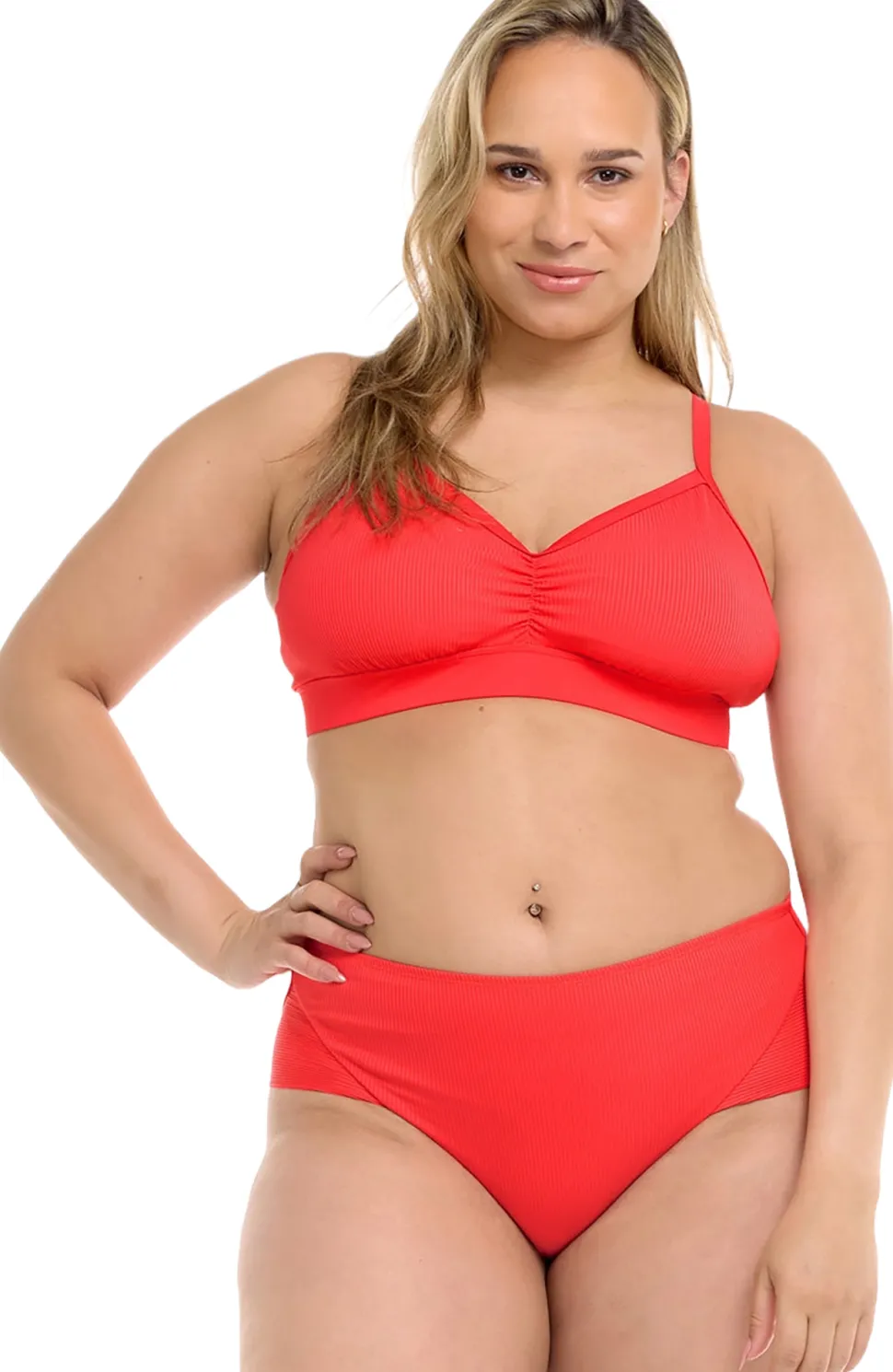 Ibiza Drew Plus-Size D-F Cup Bikini Top - Women's