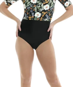 Inflorescence Kat Short Sleeve One-Piece Swimsuit - Women's