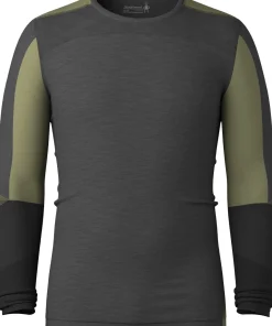 Intraknit Thermal Merino Crew Neck Colorblock Base Layer Top - Men's