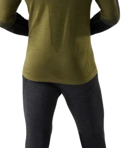 Intraknit Thermal Merino Crew Neck Colorblock Base Layer Top - Men's